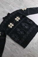 “Polo sport”stars & stripes hand-knitted roll neck sweater