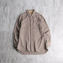70's wool gabardine work shirt