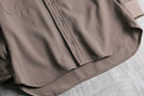 70's wool gabardine work shirt