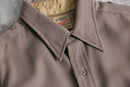 70's wool gabardine work shirt