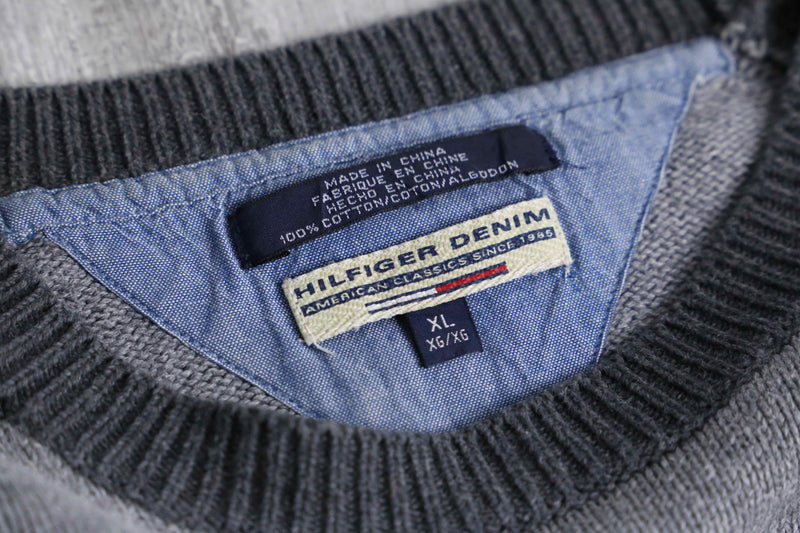 “TOMY HILFIGER” raglan cotton knit