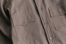 70's wool gabardine work shirt