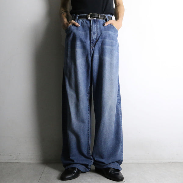 "Sean John" blue fade buggy denim pants