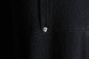 black wool hoodie coat