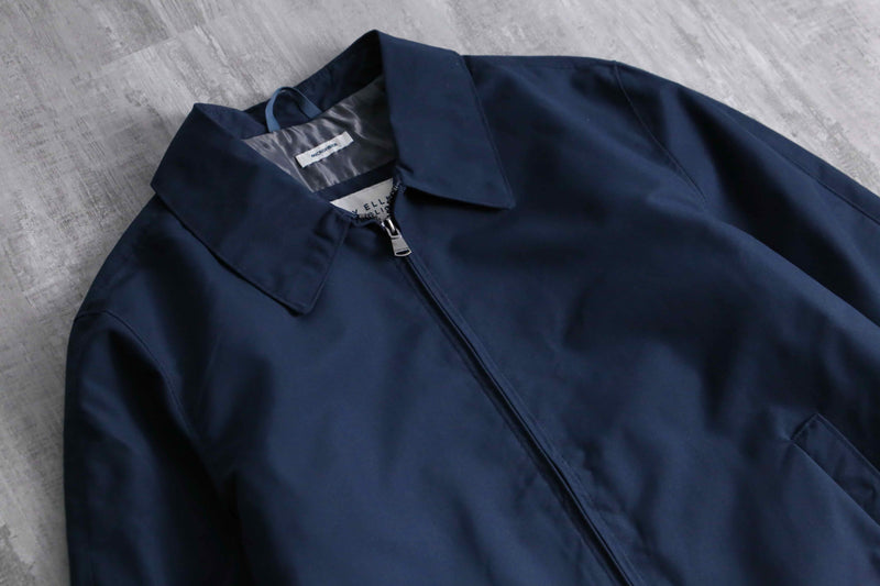 1990s PERRY ELLIS PORTFOLIO drizzler jacket NAVY "NOS"