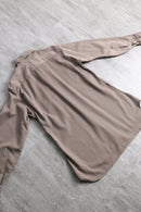 70's wool gabardine work shirt