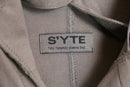 “S’YTE” hooded drape poncho