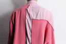 "Re:make" asymmetry sweat docking pink shirt