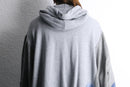 "Re:make" flower patchwork zip hoodie