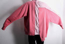 "Re:make" asymmetry sweat docking pink shirt