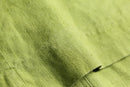 90's light green band collar linen jacket