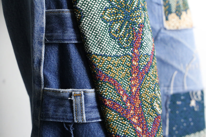 "Re:make" rug mix buggy flare denim