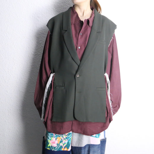 "Re:make"shirt docking tailored jacket