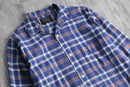 70’s “JC Penny” check open collar shirt