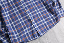 70’s “JC Penny” check open collar shirt
