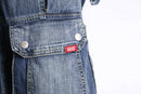 gimmick cargo straight denim pants