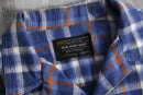 70’s “JC Penny” check open collar shirt
