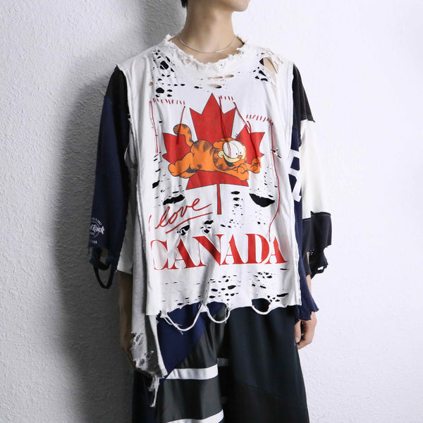 “Re: make “ 4P docking big silhouette damage tee
