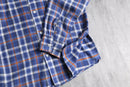 70’s “JC Penny” check open collar shirt