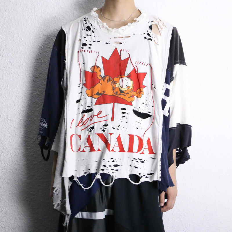 “Re: make “ 4P docking big silhouette damage tee