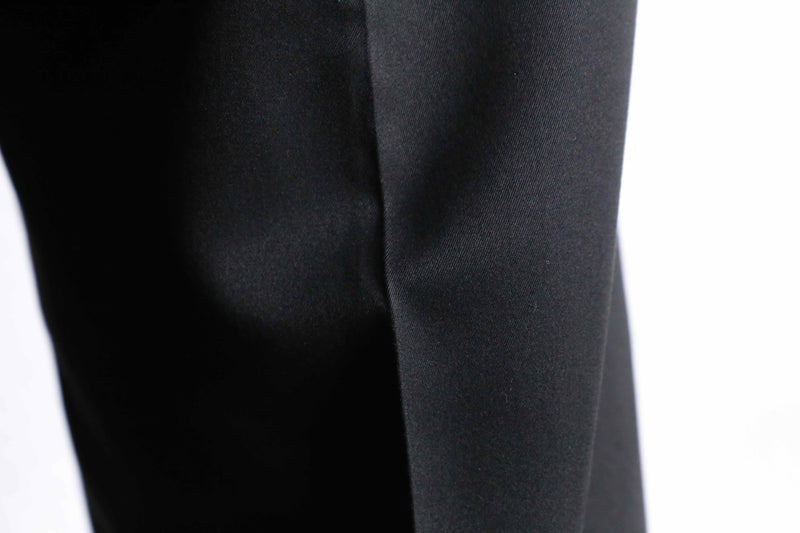 NAUTICA” black poly gabardine slacks