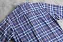 70’s “JC Penny” check open collar shirt