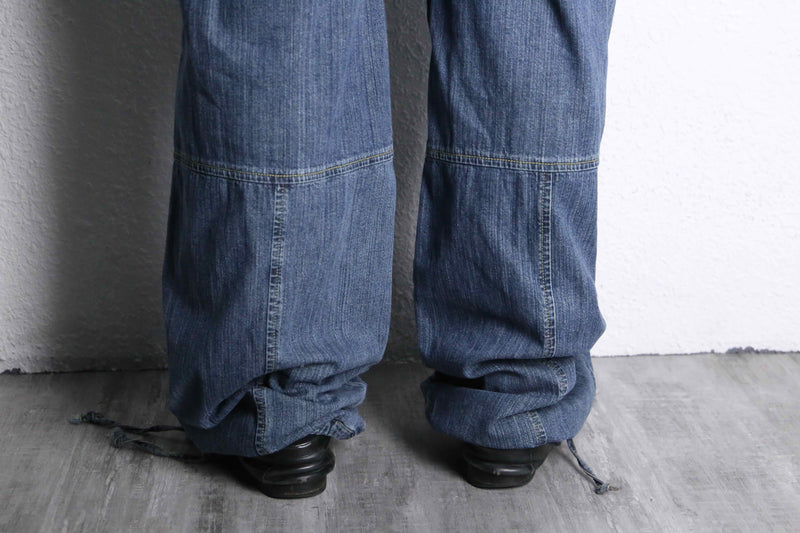 gimmick cargo straight denim pants