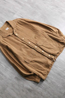 1980’s orange cotton shirt jacket