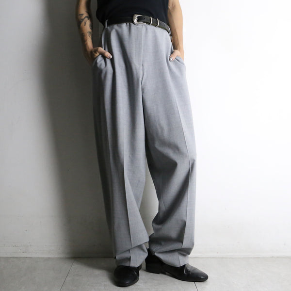 light gray loose tapered slacks