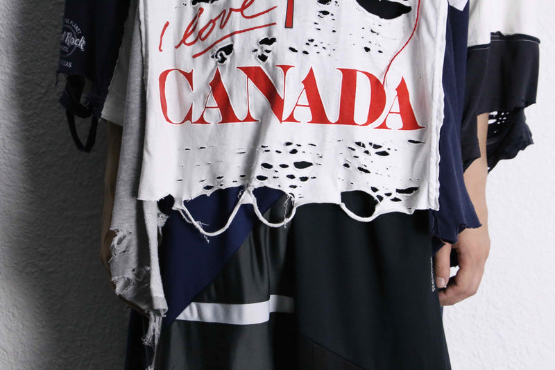 “Re: make “ 4P docking big silhouette damage tee