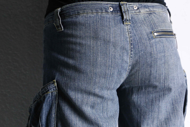 gimmick cargo straight denim pants