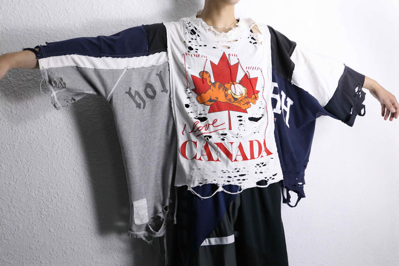 “Re: make “ 4P docking big silhouette damage tee