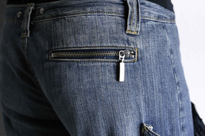 gimmick cargo straight denim pants