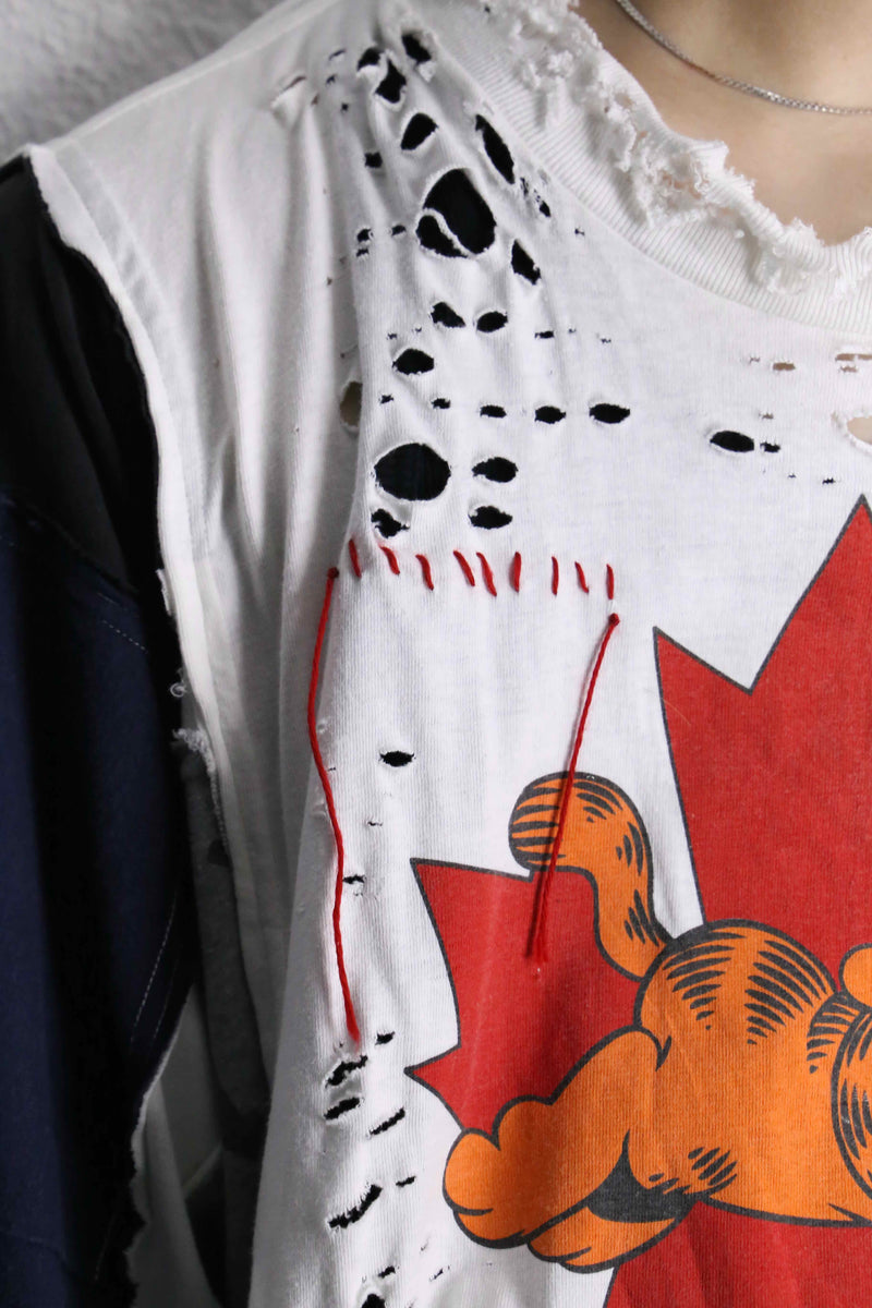 “Re: make “ 4P docking big silhouette damage tee