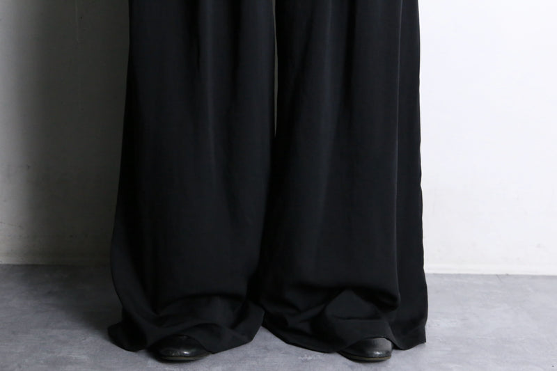 black buggy flare easy pants