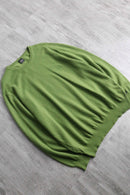 “BOSS” light green crew neck knit
