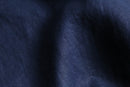 dark navy no-collar linen shirt