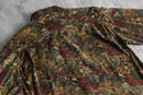 flower design velour L/S shirt