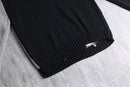 abstract pattern pullover knit