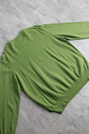 “BOSS” light green crew neck knit