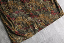 flower design velour L/S shirt