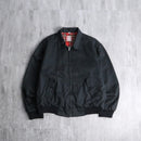 black tartan lined bomber jacket