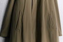 1980-90s SANYO polyester gabardine balmacaan coat