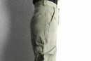 sage green cotton twill cargo pants