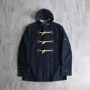 “BURBERRY BLACK LABEL” cotton duffle coat