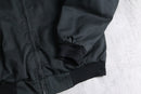 black tartan lined bomber jacket
