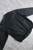 black tartan lined bomber jacket