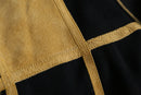 suede switching design knit cardigan