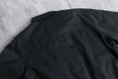 black tartan lined bomber jacket