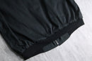 black tartan lined bomber jacket